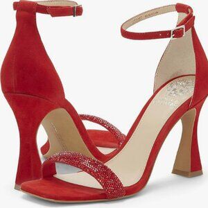 NWT Vince Camuto Women's Relasha Embellished Sandal Heeled 6.5